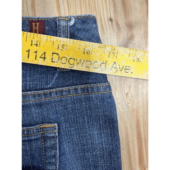 Hillard & Hanson Women’s Denim Blue Stretch Bootcut Jeans Size 10 Petite - Picture 5 of 6